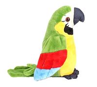 Marhynchus Electric Talking Plush Toy Repeats Any Language Learn to Talk Sing Shake Head with Comfortable Fabric for Kids Early Education (Green)