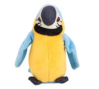 Marhynchus Electric Talking Plush Toy Repeats Any Language Learn to Talk Sing Shake Head with Comfortable Fabric for Kids Early Education (Blue)