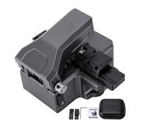 Marhynchus Fiber Optic Cleaver, 72000 Cuts, 3 Fixtures, ≤0.5° Angle | Optical Cable Cutting Tool, 50μm, 900μm, 3.0mm Fit, Rubber Grip Pad, 2-12 Compatibility, FTTH Splicing, Waste Box，
