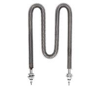 Marhynchus Finned Heating, 3500W W Type Stainless Steel Electric Heat Tube with M18 X 25 Thread, for Ovens Baking Air Conditioning Equipment (#1)