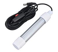 Marhynchus Fishing Light, PC Submersible 360 Beam 1000lm LED Lamp for Underwater Night Fishing, 5m Cord, Durable 13W Lighting Accessory (#1)