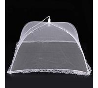 Marhynchus Food Cover Mesh Tent 12.6x12.6in Collapsible | Reusable Dome Net for Outdoor BBQ, Picnic Table, Pool Party and Camping, Keeps Away, Durable Mesh Fabric, Easy Open and