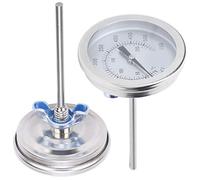 Marhynchus Grill Indicator Thermometer, Stainless Steel Grill Tools with Transparent Scales for Precise Measurements, 5/16
