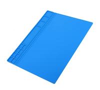 Marhynchus He Heat Resistant Magnetic Silicone Repair Carpet - Working Work Pad for Repair Lovers - 405x305x8mmmm (Dark Blue)