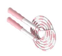 Marhynchus High Flexibility Children of the Omitted Rope for Children for School Activities, Beautiful Segmented Jump Rope with Non -slip (Pink)