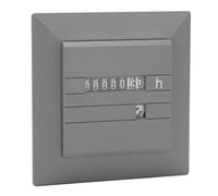 Marhynchus Hour Meter Digital Display Industrial Timer 220VAC ABS Hour Gauge Fixed Buckle 0 to 99999.99H for Factory Equipment Panel Monitoring and Machine Operators