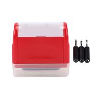 Marhynchus ID Protector Ink Roller Stamp, Portable Confidential Security Roller with 3 Refill Inks for Invoices Bank Statements Authorization Documents