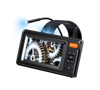 Marhynchus Industrial Endoscope Inspection Camera with 6 LED Lights, 4.3 Inch HD Borescope for Automotive, Plumbing, and HVAC Use (5.5mm*5m*1080p*4.3inch*2000mAh*IP67*3- Hours)