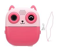 Marhynchus Instant Print Camera Digital Camera with Thermal Printing 48MP 1080P Dual HD Camera 2.4 Inch Screen for Selfies Games Music (Pink)