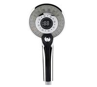 Marhynchus LED Shower Head, 3 Spraying Modes Digital Temperature Display with Color Changing Light for Bathroom Shower System
