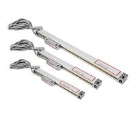 Marhynchus Linear Scale Aluminum Alloy DRO Scale 2AE 3AE ±5um Accuracy 5um Resolution 0-300mm 0-500mm 0-600mm for JCS900 Digital Readout on Lathe Milling Machine (Stroke 0-300mm 0-400mm 0-700mm)