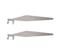 Marhynchus Metal Pry Bar Tool, Stainless Steel Multifunctional Portable Fire Tool Kit for Repair Maintenance 2Pcs Set with Lightweight Design, Improve Maintenance Efficiency for