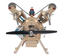 Marhynchus Metall Metall Advanced Cylinder - -Build Model Kit to Understand Industrial Machines and Structures