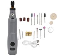 Marhynchus Mini Electric Drill Engraving Tool Tool Engraver Pen 3 Speed Adjustable 5000/10000/15000rpm with 2000mAh Battery for Jewelry Circuit Board