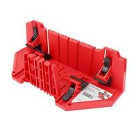 Marhynchus Miter Box, Multi Function Saw Storage Miter Box 22.5/45/90 Degree Wood Gypsum Cutting Tool, Saw Accessories Mitre Block Coving Mitre Tool, Red ABS Engineering