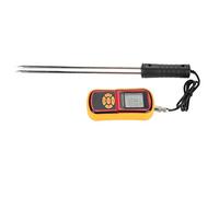 Marhynchus Moisture Meter, Digital LCD Tester for Measuring, 10 to 60 Degrees Celsius Temperature Range, Ideal for Rice and Wheat Storage