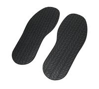 Marhynchus Noise Reduction of Rubber Shoes Repair Soles for Antigliding Performance, Complete Soles That Are Easy to Cut for Replacement DIY Shoe, 1 Men and Women Pair, Black/Yellow (Black)