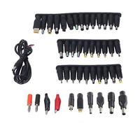 Marhynchus Notebook Power Head Universal Laptop DC Power Adapter Set 45pcs HMT61 12V 15V 16V 18V 19V 20V 24V for Laptop Repair Bench Supply and Maintenance Users