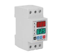 Marhynchus Over Under Voltage Protector 63A Adjustable Voltage Current Protective Device with Dual Display Delay Power On for Electrical Appliances Safety
