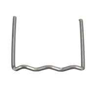 Marhynchus Plastic Welding Wire Staples Kit Steel Waves Staple 500pcs for Car Bumper Repair Quick Weld Operation Crack Mending with 0.6mm and 0.8mm Shapes for Auto Body Users (0.8mm Small Waves)