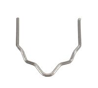 Marhynchus Plastic Welding Wire Staples Kit Steel Waves Staple 500pcs for Car Bumper Repair Quick Weld Operation Crack Mending with 0.6mm and 0.8mm Shapes for Auto Body Users (0.8mm V Shape)