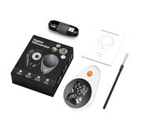 Marhynchus Portable Electronic Microscope, 500X Magnification Digital Microscope with 2 Inch IPS Screen and 8 LED Lights, for Science Experiment Kits and Maintenance Inspection (White)