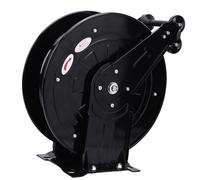 Marhynchus Pressure Washer Hose Reel Power Washer Reel Heavy Duty 4000 PSI Retractable with Auto Rewind Length Lock for Car Maintenance Gardening Workshop Tasks