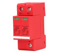 Marhynchus Protective Device PC DC 1000V 2P Arrester Device 80kA 2.2kV Up 25ns DIN Rail Mount for Distribution Box Solar Power System Home Electrical Panel (2P)