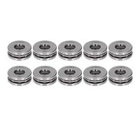 Marhynchus Set with an Established Ball Bearing for equipment: Solid Design, 10 Pieces in a Package, Forged with Lower Steel Material, Ideal for a Crane Hook (51201)