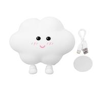 Marhynchus Silicone Nursery Lamp Night Light for Kids USB Rechargeable Cute Cartoon Shape Bedside Lamp with 200mAh Battery Eye Caring No for Toddlers Boys Girls Bedroom Decor