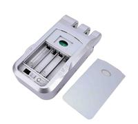 Marhynchus Smart Fingerprint Lock BT Enabled Keyless Entry Deadbolt with 5 Unlocking Methods Fingerprint Password Card App Remote Control for Home Office Security Door (Silver)