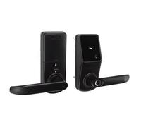 Marhynchus Smart Keypad Door Lock with Handle, 6 in 1 Keyless Entry Door Lock with Bluetooth Fingerprint Keypad App Control for Home Apartment Office