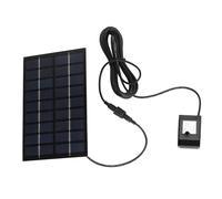 Marhynchus Solar Water Pump Kit 9V 2.8W Anti Clogging for Garden Pool | ABS Fountain Pump with 4 Nozzles, Easy Mounting, 200L/H , for Bird Baths Fish Tanks Small Ponds