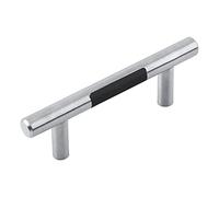 Marhynchus Stainless Steel Cabinet Handle Brushed T Bar Pull Handle 100MM with 2 Screws 10MM Bar for Kitchen Cupboard Drawer Cabinet Door Home Upgrade