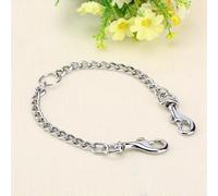 Marhynchus Stainless Steel Double Dog Leash 2 Way Safety Chain Coupler for Two Small Pets with O Buckle Dual Pet Lead