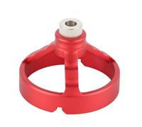 Marhynchus Steel Drill Bit Jig, Light Weight with Firm Structure for 5/6/7/8/9/10mm Openings, Improve Woodworking Speed and Quality, Accurate Alignment, Vertical Hole Puncher, Suitable for (Red)