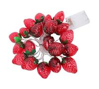Marhynchus Strawberry Lamp String Lights 9.8ft 20LEDs Fruit String Lights Battery Operated for Christmas Parties