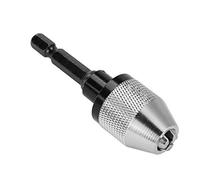 Marhynchus Strong Three-Jaw Collet Aluminum Alloy Drill Chuck, Electric Pneumatic Tool Converter for Craft Production Manufacturing with Drill Bit Chuck, Quickly Convert Your Hex Shank (H01554)