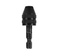 Marhynchus Strong Three-Jaw Collet Aluminum Alloy Drill Chuck, Electric Pneumatic Tool Converter for Craft Production Manufacturing with Drill Bit Chuck, Quickly Convert Your Hex Shank (H01335)