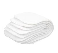 Marhynchus Super Absorbent Inserts of Microfiber for Baby 5pcs White, Washable Cloth Diapers Reusable 3 Layers for Babies, Environmental Friendly Material (Five Pieces per Pack 35 * 13.5cm)