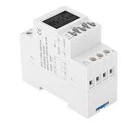 Marhynchus Timer Switch Rail Mounted Timer Relay AC220V 3A 1s to 99s Ringing Time Rechargeable Battery Backup for School Factory Ring Bell Control