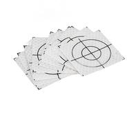 Marhynchus Total Station Reflector Prisms Survey Reflector Targets 50pcs Self-Adhesive Stickers High Accuracy Reflective Film for Engineering Construction Measurement (6 * 6cm)
