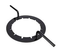 Marhynchus Tote Lid Wrench, 175mm Fit, Heavy Duty Industrial | 45 Steel, 6mm Thick, Black Powder Coating, Anti-slip Grip, Workshop and Warehouse Use, Large Drum Opener