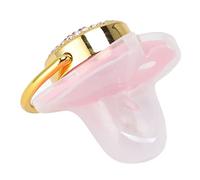 Marhynchus Ultra Light Bright Pacifier Form of Brilliant Imitation for Newborns with a Safe Glue (M Pink)