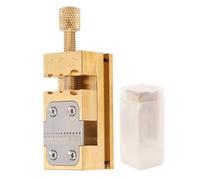 Marhynchus Watch Repair Vise Watch Hands Clamp Watch Wheel Vise Brass Watch Hand Repair Tool Compact Design 0.2-0.9mm Aperture for Watchmakers Hobbyists