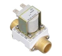 Marhynchus Water Electric Solenoid Valve 1/2 Thread Water Inlet Switch Valve with Backflow Stop and Removable Strainer for Dishwasher Washing Machine AC