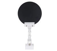 Marhynchus Welding Blackout Panel Welding Face Cover Argon Arc Welding 16cm Diameter Adjustable On Light Change with PP PA Material for Welders Home Factory Workshop (White)