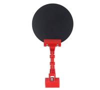 Marhynchus Welding Blackout Panel Welding Face Cover Argon Arc Welding 16cm Diameter Adjustable On Light Change with PP PA Material for Welders Home Factory Workshop (Red)