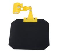 Marhynchus Welding Shading Cover, 18cm Square Eye Protective Anti Strong Light Handheld On Welding Panel, with Flexible Arm, for Argon Arc (Yellow)