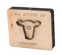 Marhynchus Wooden Die Cutting Leather Mold Dual Usage Craft Mold for Leather Work, High Density Alloy Steel Material, Punching Die